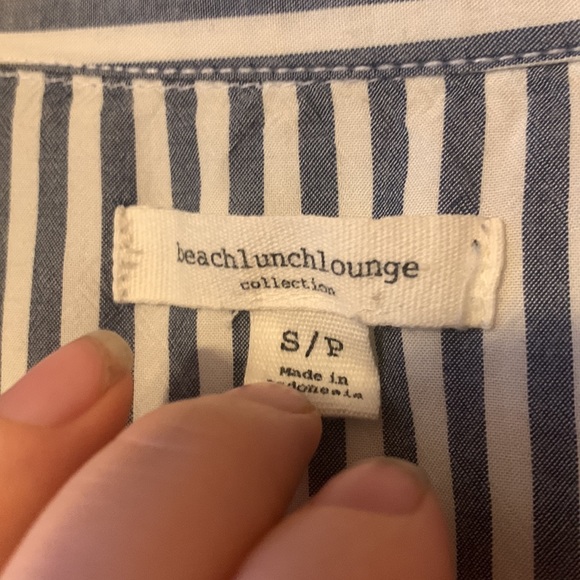 beachlunchlounge Comfy Striped Button Down - Picture 5 of 8